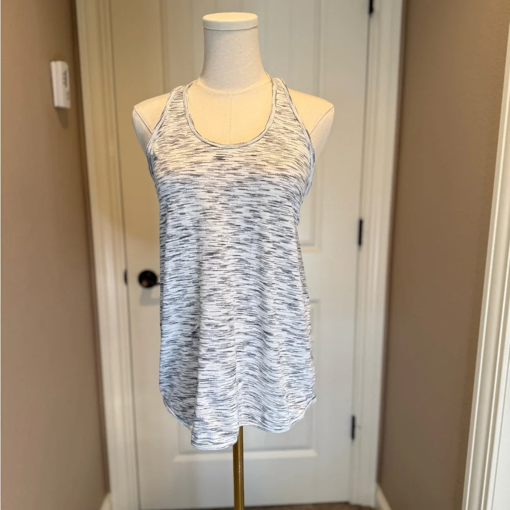 lululemon athletica Essentials White and Gray Tank Top - Picture 2 of 4
